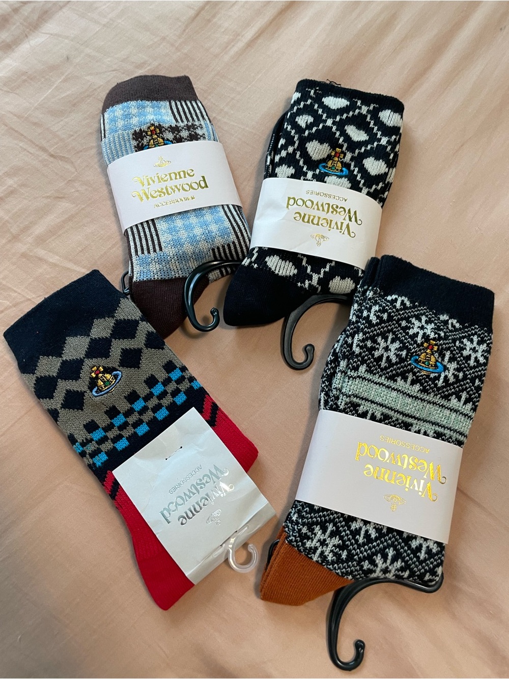 4 for 58 Vivienne Westwood thick knit socks